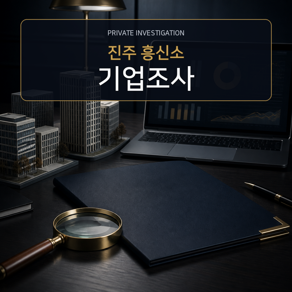 진주 기업·거래처 조사 전문 흥신소